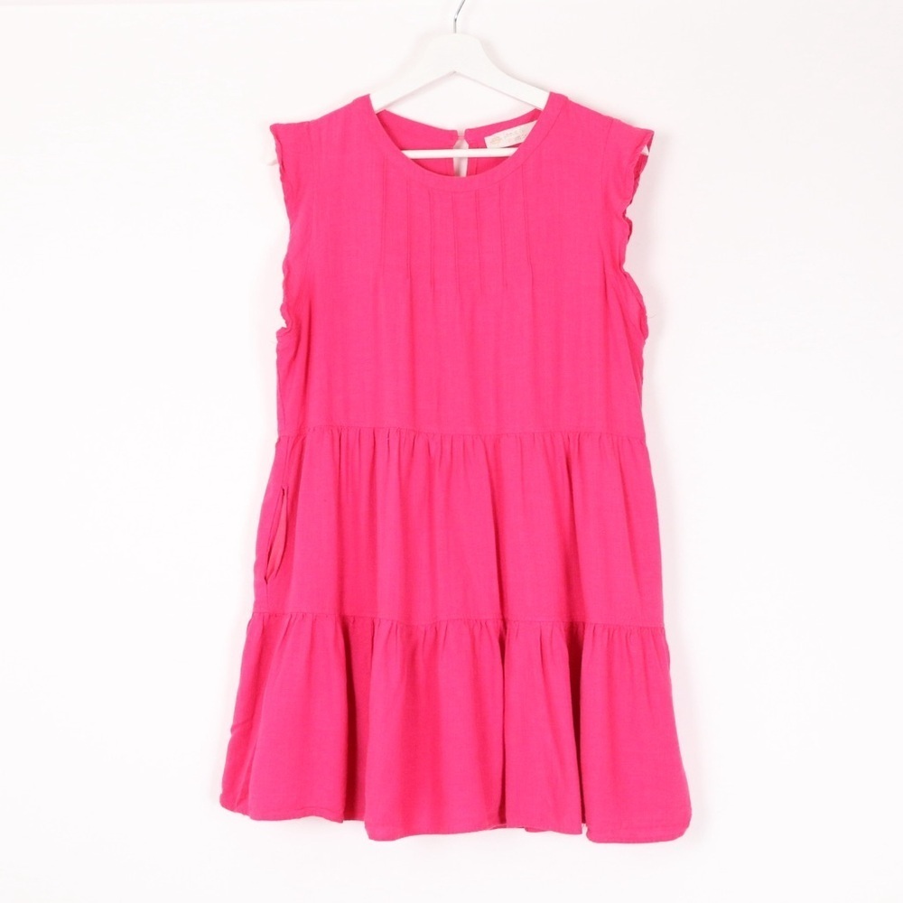 Leela & Lavender Tiered Babydoll Dress